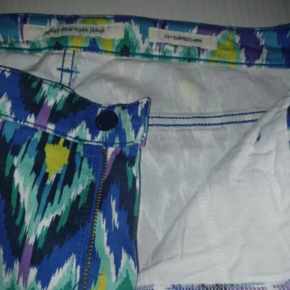 JONES NEW YORK CITY CUFFED CAPRI PANTS - Picture 8 of 15